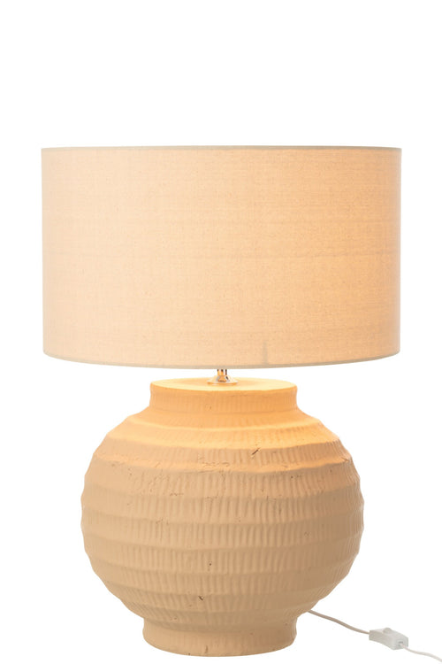 J-Line lamp - terracotta - beige