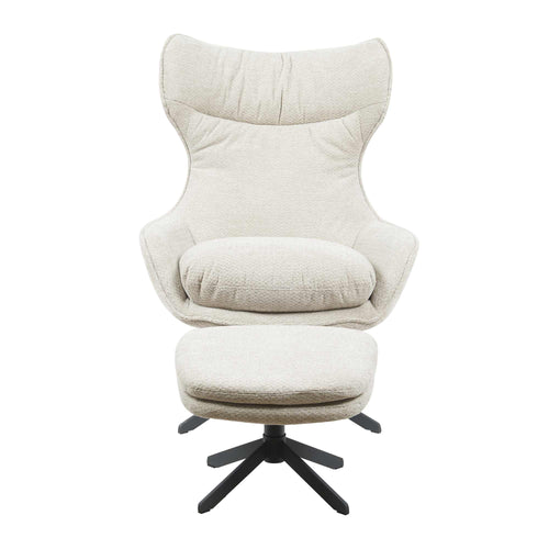 Starfurn  fauteuil Liv - taupe - 85x77x108cm