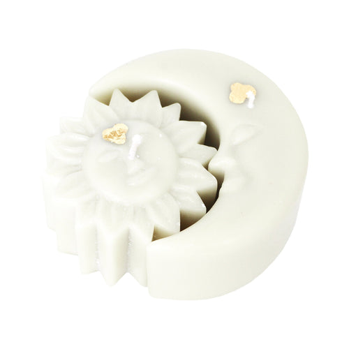 Return to Sender Kaars wit ' Naar de zon en maan' in craft doosje - vtwonen shop