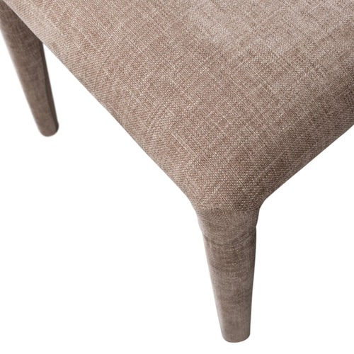 WOOOD eetkamerstoelen Permit - Polyester - Zand - Set van 6 - vtwonen shop