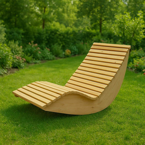 HOME DELUXE Wave houten ligstoel WOLGA - 60 cm - vtwonen shop