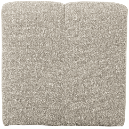 WOOOD eetbankje 84cm met rugleuning Mojo - Bouclé - Beige Melange - vtwonen shop