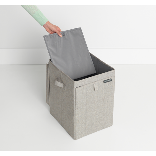 Brabantia Wasbox stapelbaar, 35 liter - Grey
