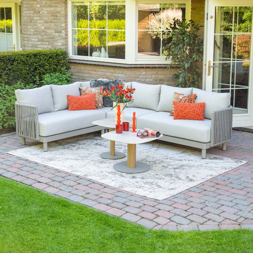 Garden Impressions Loungeset Andong hoek 4-delig - taupe