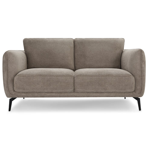 Furnhouse 2-zitsbank Selena - Taupe - Stof - 85x158x85