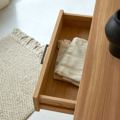 Tikamoon Teakhouten dressoir 120 cm - Naturel - vtwonen shop