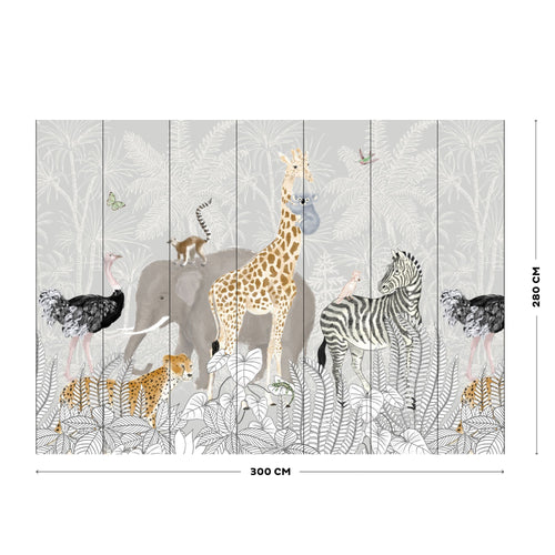 Art for the Home Fotobehang - Kids Jungle - 280x300cm - vtwonen shop