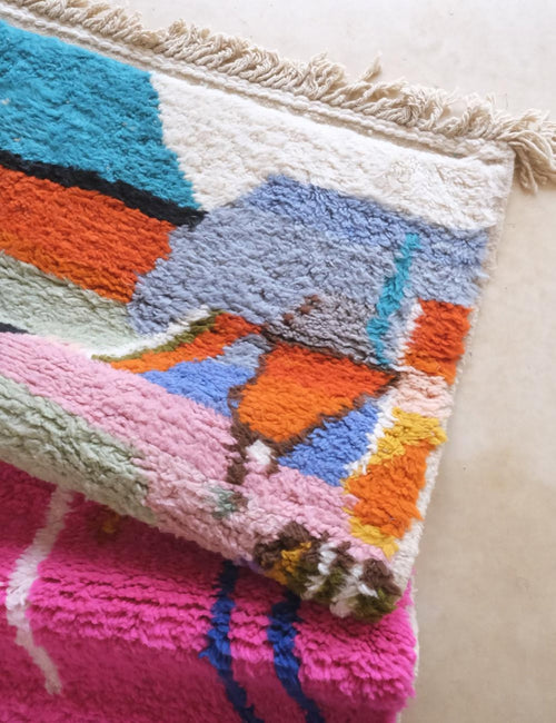 AFK Living vloerkleed Berber - handgemaakt - Wol - 218 x 260 cm