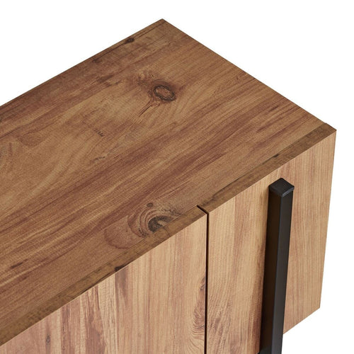 Calicosy - TV-meubel ATLAS - Donker hout 180x30x45 cm