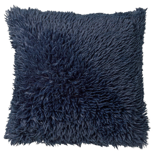 FLUFFY - kussenhoes 60x60 cm - superzacht - XL kussenhoes - Insignia Blue - blauw