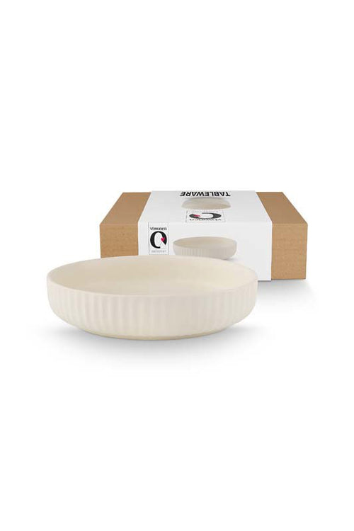 vtwonen Kom - Keramiek - Gebroken wit - 26cm