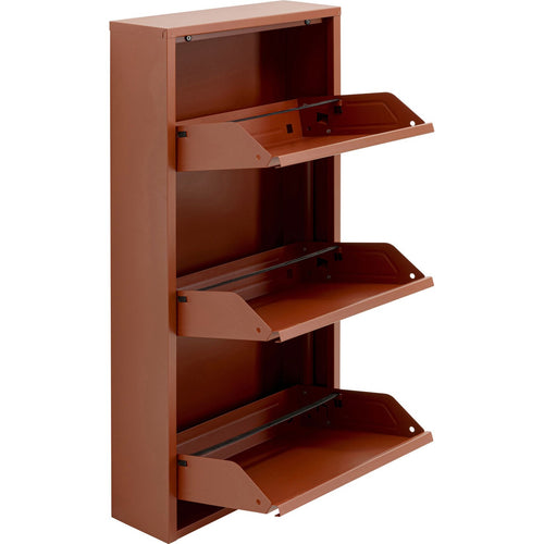 Kare Design Schoenenkast Caruso bruin 3 laden