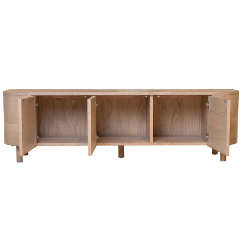 DÉJA Living Tv-meubel Torsby - Naturel Hout - 160x40x35cm
