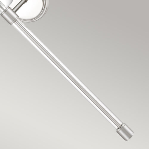 Elstead Quoizel Barbour Wandlamp met Kap Gepolijst Nikkel