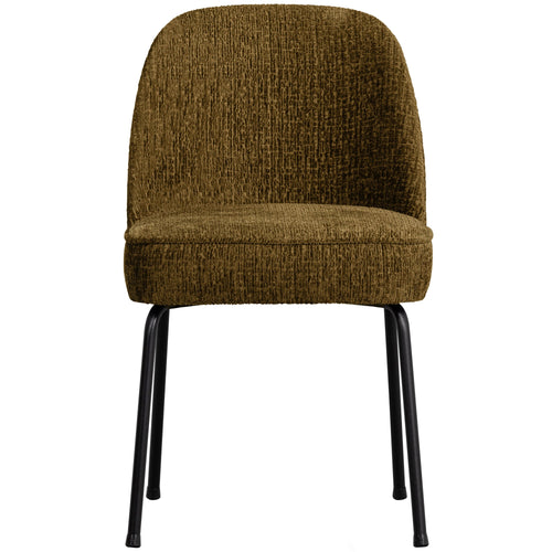 BePureHome eetkamerstoelen Vogue - Velvet - Brass - Set van 2 - vtwonen shop