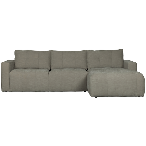 vtwonen chaise longue rechts Bar - Stof - Grijs - 87x280x170 - vtwonen shop