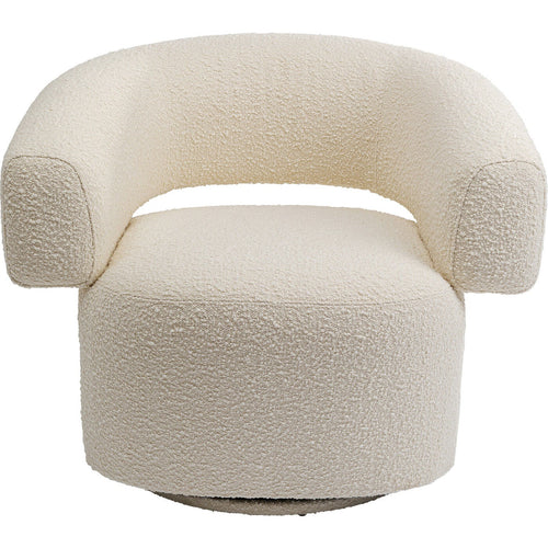 Kare Design Draaifauteuil Maye creme