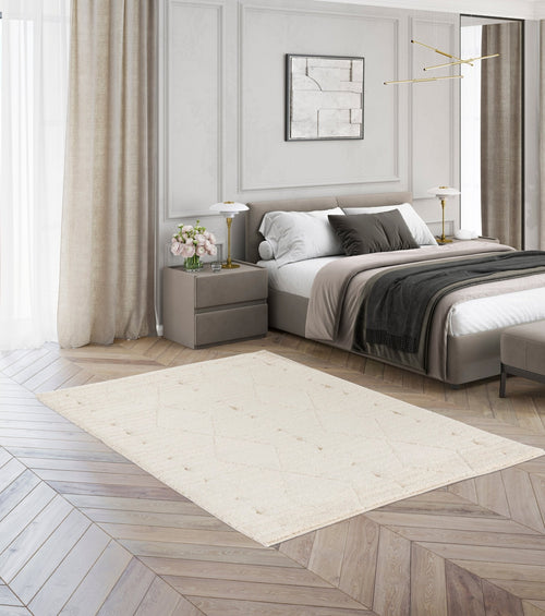 AFK Living vloerkleed  Sael - reliëfeffect - beige - 160 x 230 cm - vtwonen shop