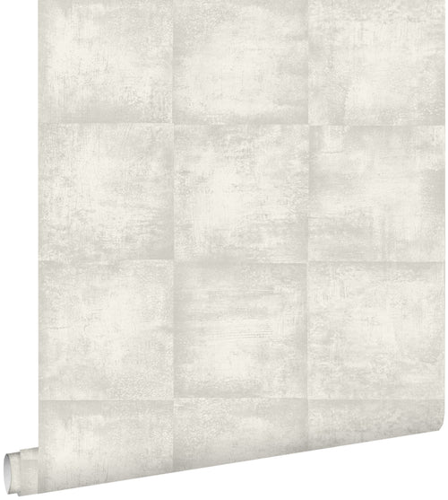 ESTAhome behang betonlook lichtgrijs - 53 cm x 10.05 m - 138202