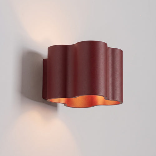 Sollux Lighting Wandlamp OVIO bordeaux G9 - 12x14,5x10cm