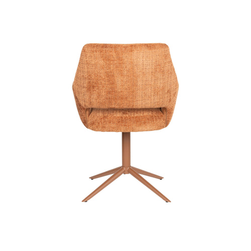 Housecraft Living Merel Eetkamerstoelen Armleuning Oranje - Set van 2