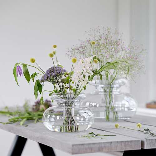 Zone Denmark Inu Ronde Glazen Vaas - 33 x 32 cm - vtwonen shop