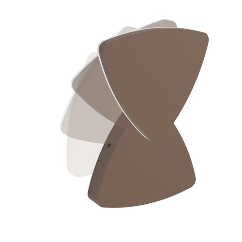 EGLO wandlamp buiten Pedersano - roestbruin
