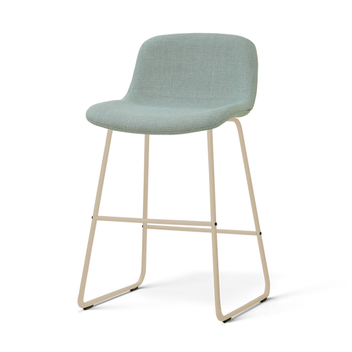Nolon Nino-Mats barkruk saliegroen - beige onderstel - 65 cm