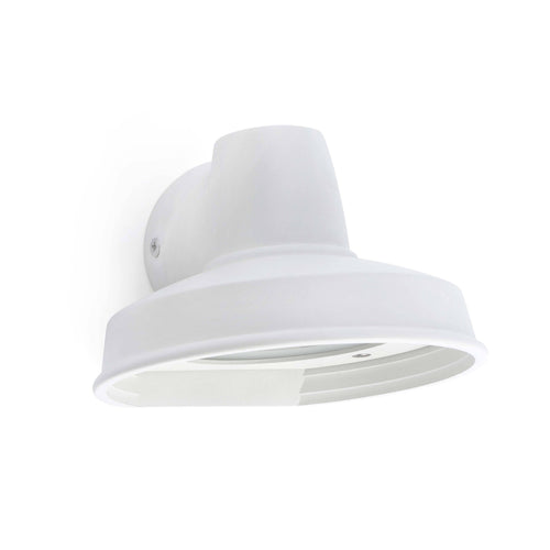 Faro Bronx - 1 Lichts Buiten Wandlamp Wit IP44, GU10