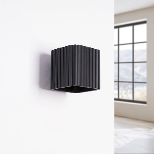Sollux Lighting Wandlamp RIFF zwart G9 - 10x12x10cm