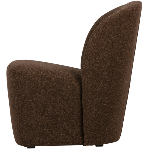 vtwonen fauteuil Lofty - Polyester - Bruin - 75x68x72 - vtwonen shop