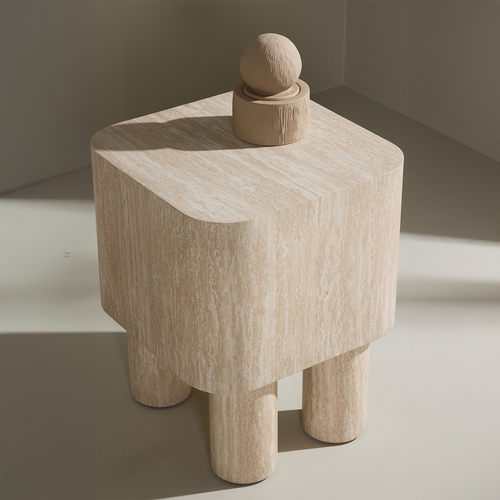 Nest living Hudson Vierkant Houten Bijzettafel - 40 x 40 cm - vtwonen shop