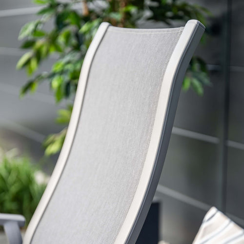Garden Impressions Tuinset Hilly 6-delig taupe - Tulli tuintafel Ø148x75 cm