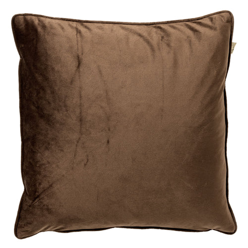 KUSSENSET - 3-delig - Velvet Layers - 60x60 cm, 45x45 cm - inclusief binnenkussens - antraciet, wit, bruin