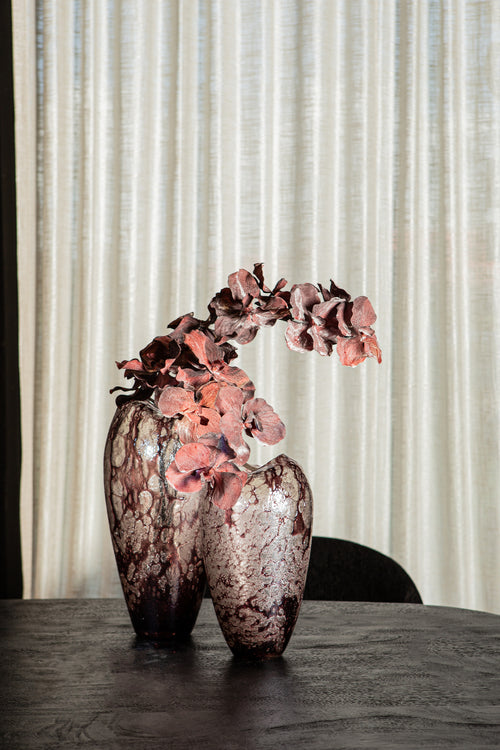 PTMD vaas Michellee - paars - 16x16x30cm