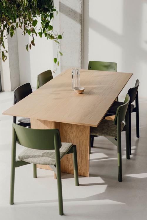 noo.ma WEM Gestoffeerde stoel - Forest Green - vtwonen shop