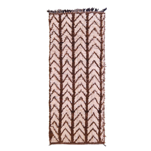 AFK Living vloerkleed Berber - handgemaakt - Wol - 111 x 269 cm - vtwonen shop