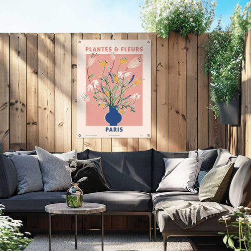 Reinders tuinposter Bloemen - 80x60cm