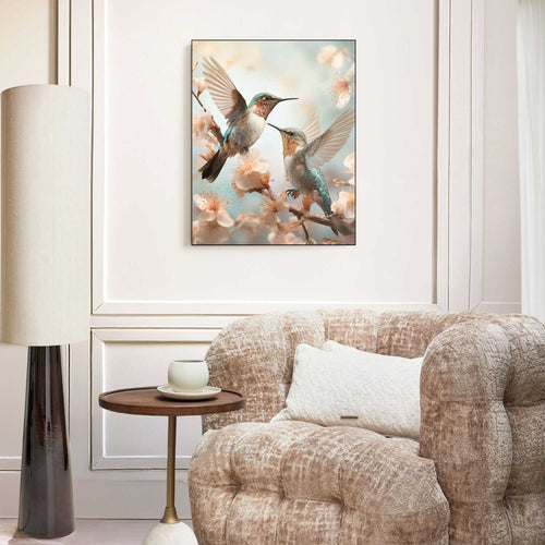 Reinders schilderij Kolibrie in de lente - 40x50cm