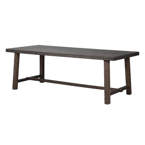 Rowico Home Brooklyn verlengbare houten eettafel donker eiken - 220 x 95 cm - vtwonen shop