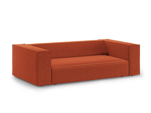 Cosmopolitan Design Bank Arendal 2-zits, chenille terracotta - 102x180x70cm