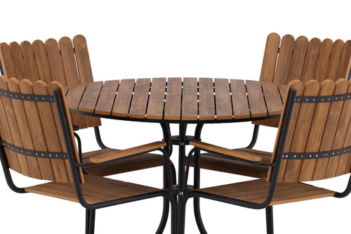 Rebellenclub Tuinset Ellix - Naturel Zwart