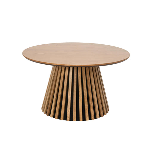 Furnhouse ronde salontafel Svendborg - Natuurlijk eikenhout - Ø 80 cm