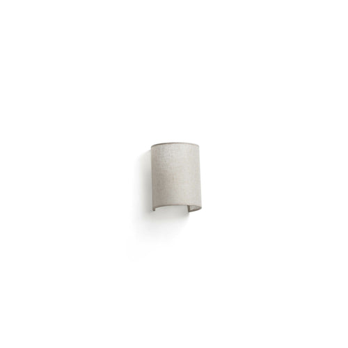 Faro Otton Ronde Linnen Up Down Wandlamp Verticaal