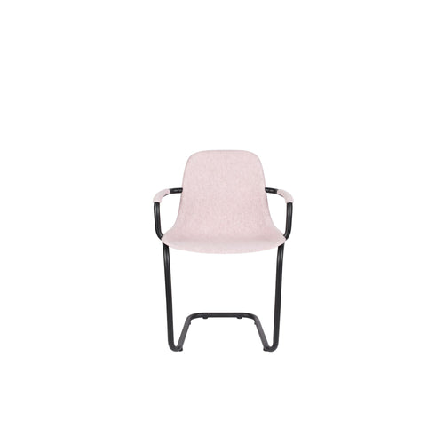 Zuiver Thirsty Eetkamerstoelen armleuning Roze - Set van 2