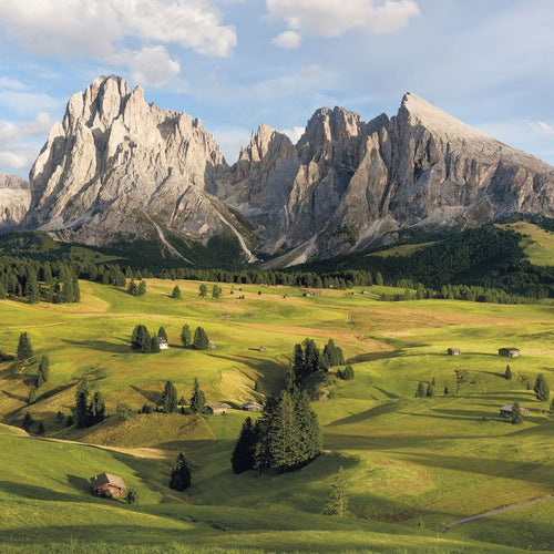 Sanders & Sanders fotobehang Alpen groen - 400 x 250 cm - 612481