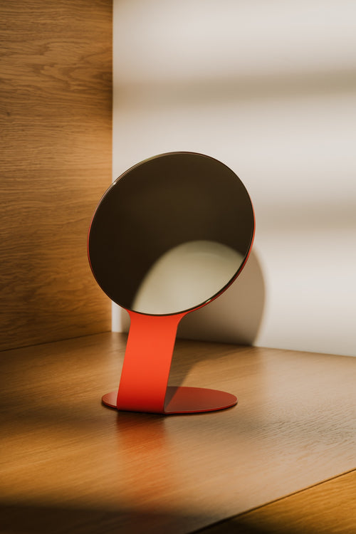 noo.ma FEYS Tafelspiegel - Poppy Red - vtwonen shop