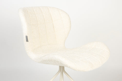 Zuiver OMG Eetkamerstoelen Soft Off White - Set van 2 - vtwonen shop