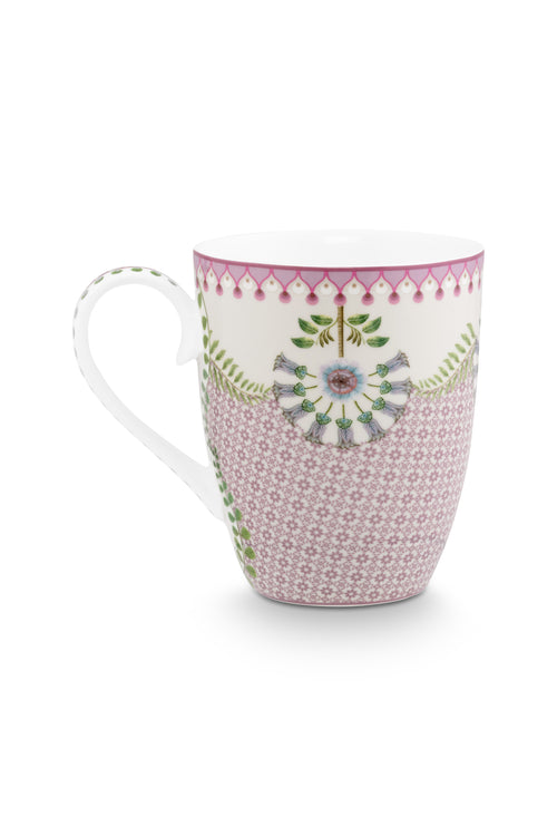 Pip Studio - Grote Mokken - Lily & Lotus - Tiles - Lila - Set van 6