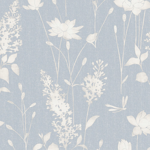 Laura Ashley vliesbehang Dragonfly Garden Chalk Blue - 10mx52cm - vtwonen shop